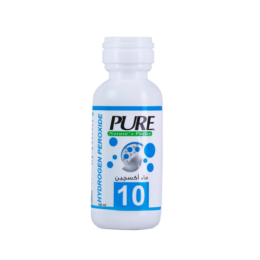 PURE HYDROGEN PEROXIDE 10 100ML ماء اكسجين