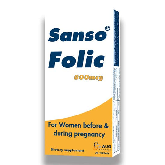 SANSO FOLIC 800MG 28CAP