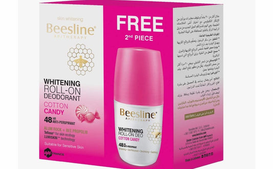 مزيل عرق بيزلاين رول أون (حلوى القطن) 50 مل 1+1 مجانًا