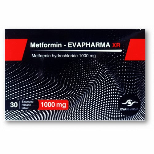 METFORMIN-EVA XR 1000 MG 30 TAB TA