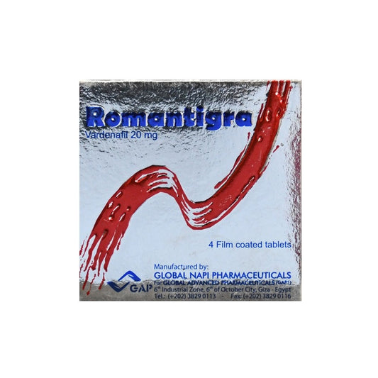 ROMANTIGRA 20 MG 4 TAB ##