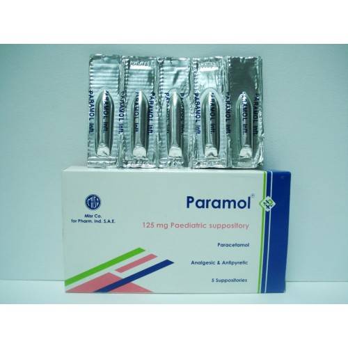 PARAMOL 125 MG 5SUPP##