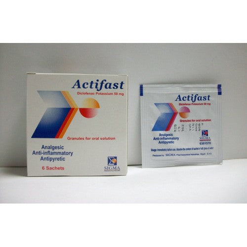 ACTIFAST 50 MG 6 SACHET