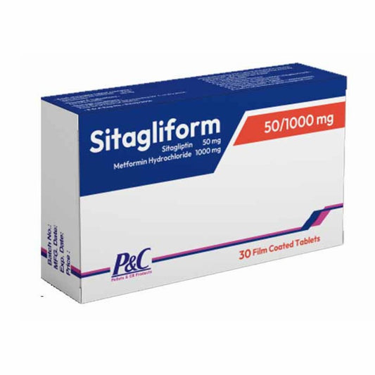 SITAGLIFORM 50/1000MG 30 F.C. TAB