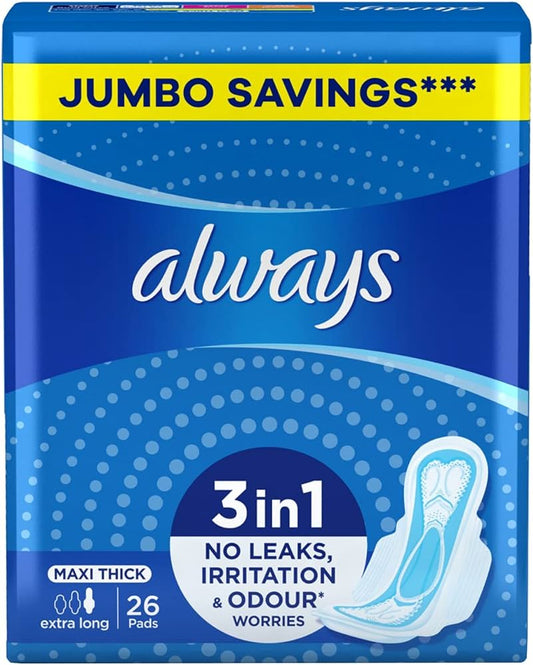 ALWAYS MAXI THICK PROTECT PLUS LONG 26PC (3030)