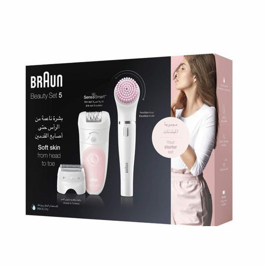 BRAUN BEAUT SET 5 SOFT SKIN 5 875 ازالة شعر