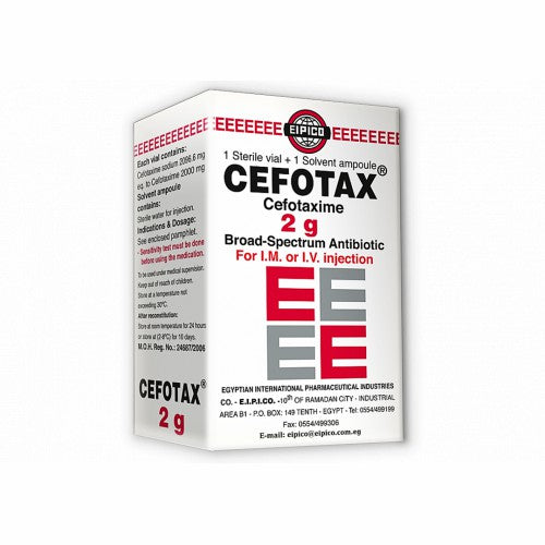 CEFOTAX 2 GM I V - I M 1 VIAL