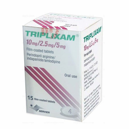 TRIPLIXAM 10/ 2.5 / 5 MG 15TAB