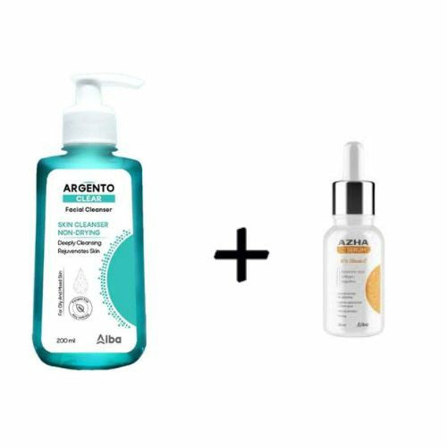 أرجنتو كلير 200 مل + سيروم أزها فيتامين سي 30 مل 1+1 عرض