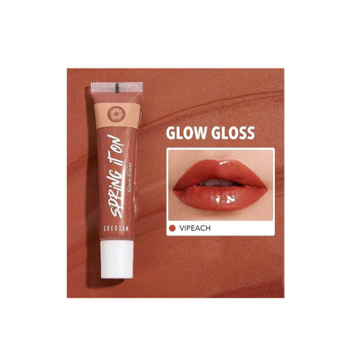 SHEGLAM POWER BOUQUET LIP GLOSS (VIPEACH) 12ML