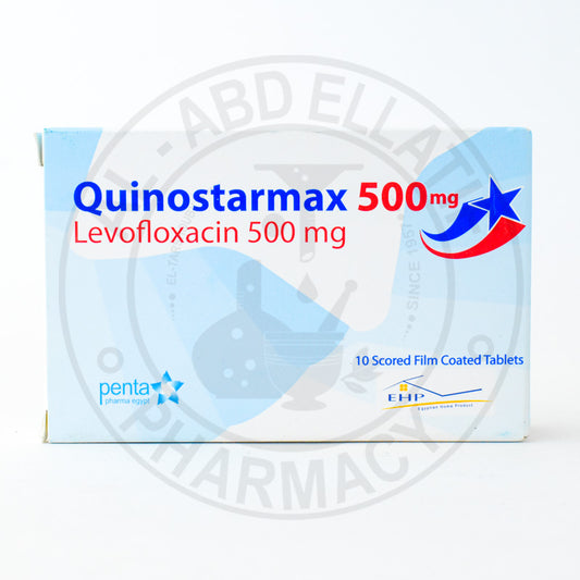 QUINOSTARMAX 500 MG 10 TAB