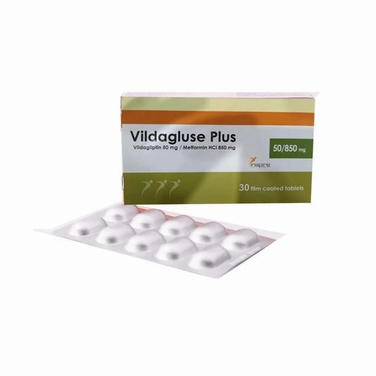 VILDAGLUSE PLUS 50/850 MG 30 TAB
