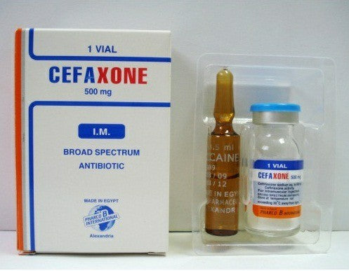 CEFAXONE 500 MG 1 VAL I.M