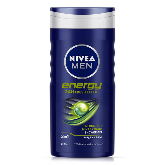 NIVEA MEN SHOWER GEL 24H ENERGY 250ML OFF20
