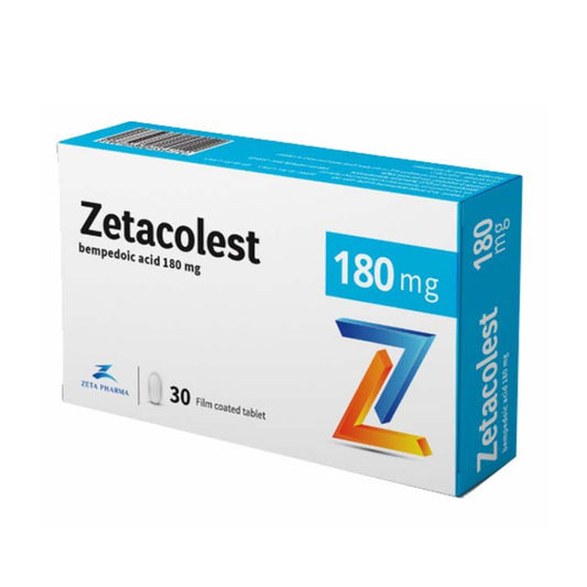 ZETACOLEST 180 MG 30 TAB