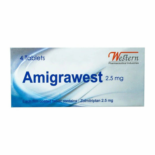 AMIGRAWEST 2.5 MG 4 TAB ###
