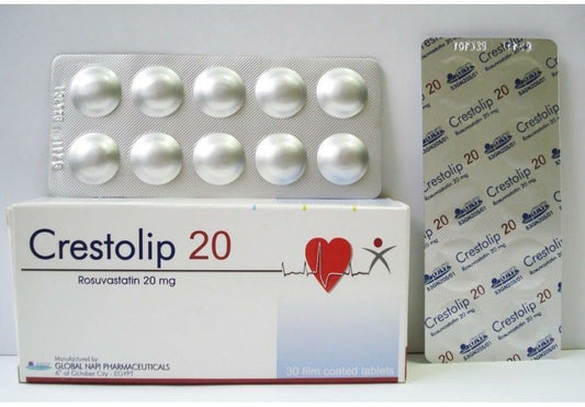 CRESTOLIP 20 MG 30 TAB
