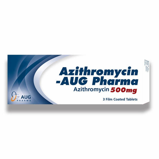 AZITHROMYCIN-AUG 500 MG 6 F.C.TAB