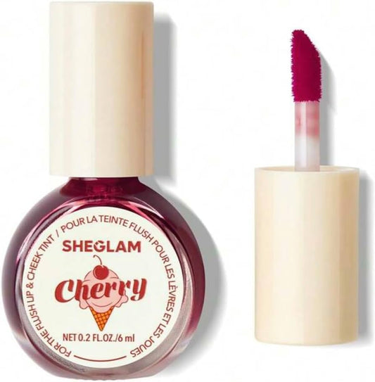 SHEGLAM FOR THE FLUSH LIP&CHEEK TINT (CHERRY) 6 ML
