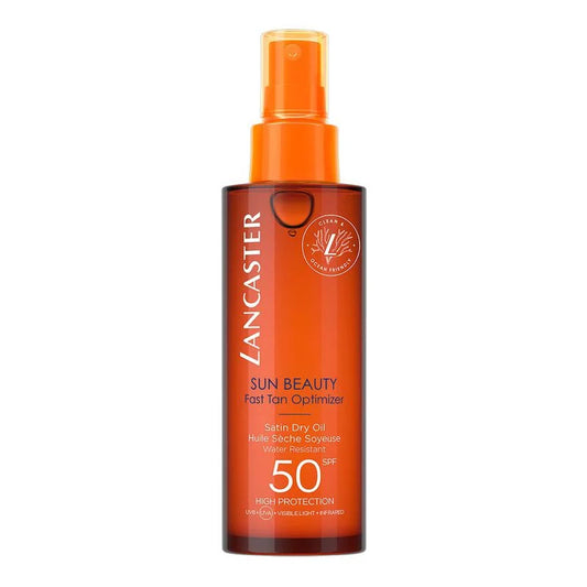 LANCASTER SUN BEAUTY FAST TAN OPTIMIZER SATIN DRY OIL SPF30 150ML (2618)