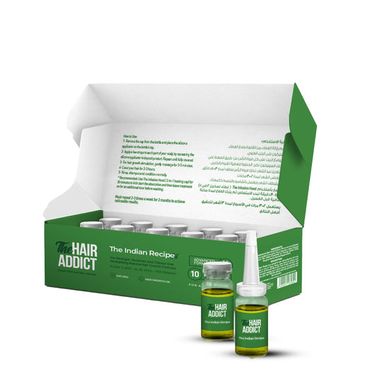 مدمن الشعر الوصفة الهندية 20 زجاجة