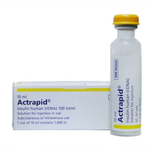 ACTRAPID HM 100 U 1 VIAL