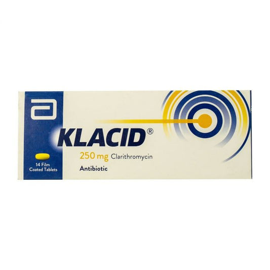 KLACID 250 MG 14 TAB