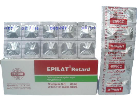EPILAT RETARD 20 MG 20 TAB