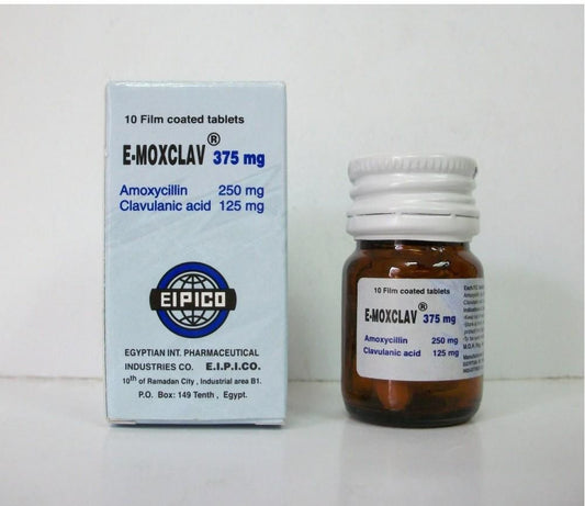 E - Moxclav 375 Mg 10 Tab