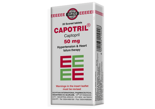 CAPOTRIL 50 MG 20 TAB