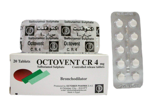 OCTOVENT - C R - 4 MG 20 TAB