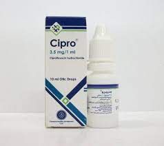 Cipro (Ciprofloxacin) E. Drop 10 Ml