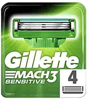 GTT. MACH3 SENSITIVE 4PC. امواس بشره حساسه