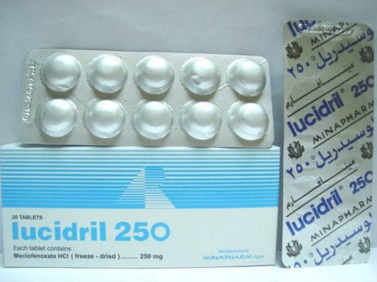 LUCIDRIL 250 MG 20 TAB