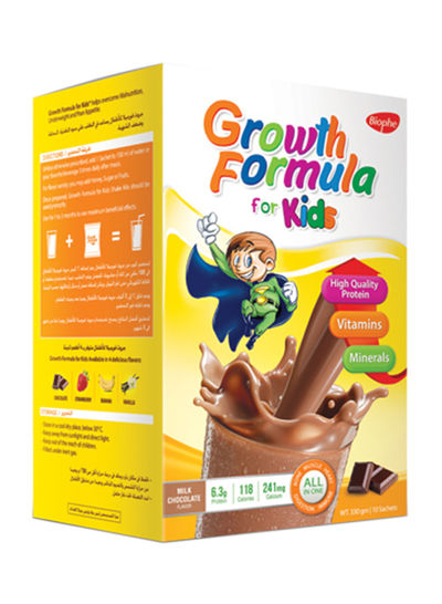 GROWTH FORMULA FOR KIDS CHOCOLATE 330GM 10SACH