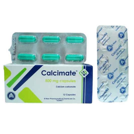 CALCIMATE 500 MG 12 CAP
