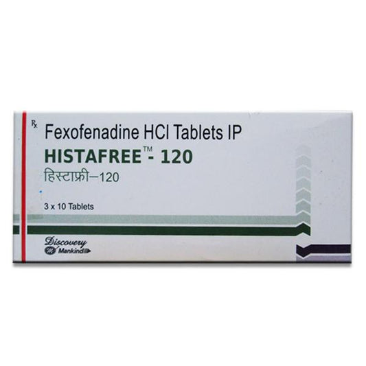 HISTAFREE 120MG 10 TAB