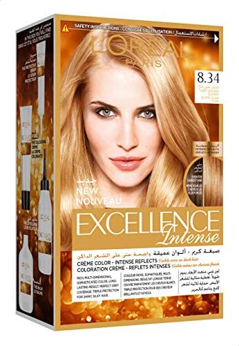لوريال إكسيلنس إنتنس 8.34 أشقر ذهبي فاتح