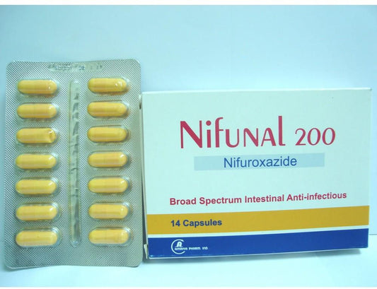 NIFUNAL 200 MG 14 CAP
