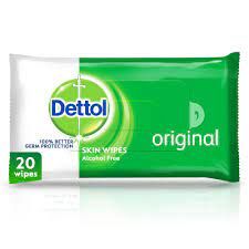 DETTOL 20 WIPES مناديل معقمة.
