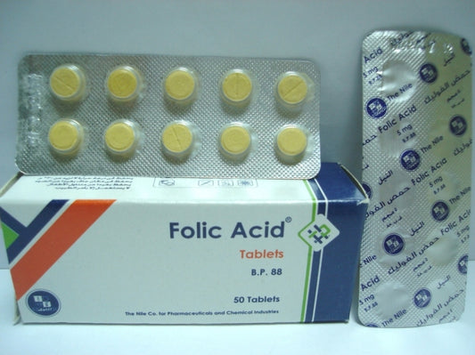 FOLIC ACID 5 MG 30 TAB