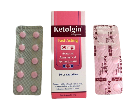 KETOLGIN 50 MG 30TAB