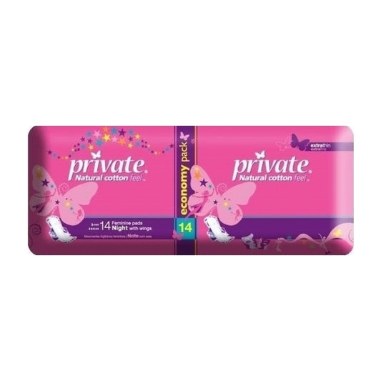 PRIVATE EXTRATHIN ULTRA NIGHT 14PCS (4869)