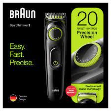 BRAUN BEARD TRIMMER 3 BT3221 رجال