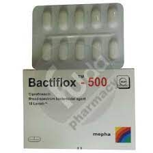 BACTIFLOX 500 MG 10 TAB