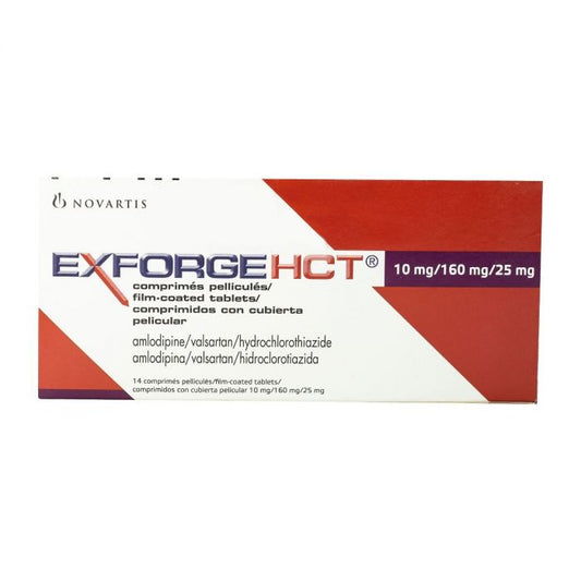 Exforge Hct 10Mg /160Mg/25Mg 14Tab