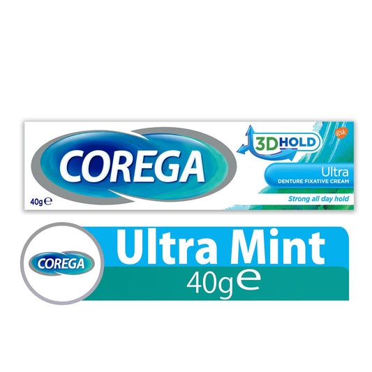 COREGA ULTRA MINT FIXATIVE CREAM 40G الترا نعناع