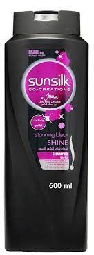 شامبو صانسيلك لمعان أسود مذهل 600 مل (اسود)