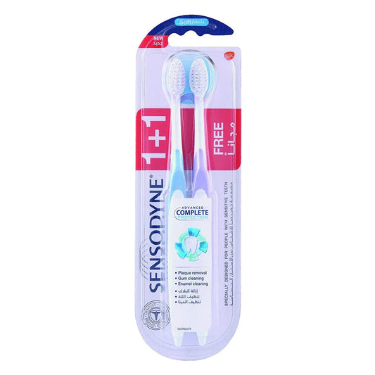 SENSODYNE ADVANCED COMPLETE SOFT (1+1) FREE فرشاه