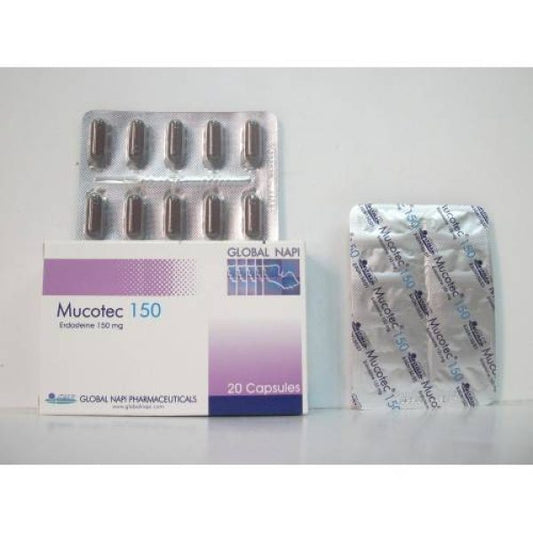 MUCOTEC 150 MG 20 CAP
